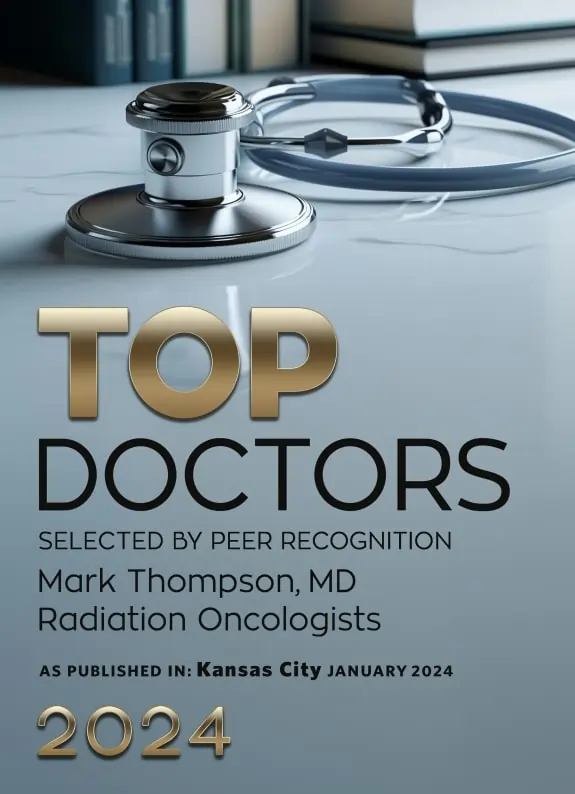 Top Doctors, selected by peer recognition, 2024. Awarded to Mark Thompson, MD.